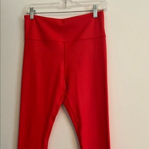 Red vibration Zyia leggings